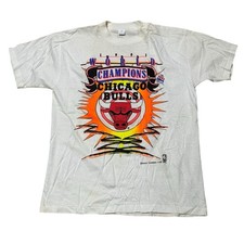 Vintage Chicago Bulls 1991 NBA CHAMPIONS T Shirt XL Jordan picture