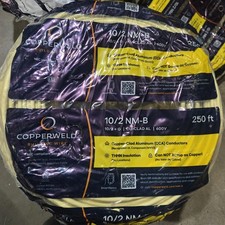 Copperweld 10/2 NM-B 10/2 + G | CU-CLAD AL | 600 V 250 FT Copper Clad Aluminum picture