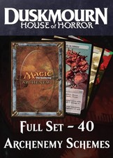 ** FULL SET ** All 40 Duskmourn Archenemy Schemes - Complete Factory Sealed Set picture