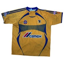 Jogar Tigres UANL Soccer Jersey Mens Large Cemex Monterrey Mexico Carta Blanca picture