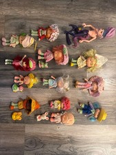 Vintage Strawberry Shortcake Doll Lot 1980s Kenner Flat Hands Apricot Purple Pie picture