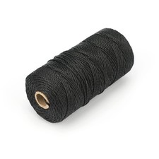 jijAcraft 426 Feet Black Nylon String, #36 Braided Mason 2mm x 426 ft, picture
