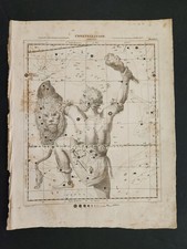1810s antique CONSTELLATION ORIAN original ENGRAVING etching rees's encyclopedia picture