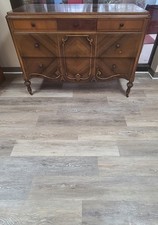 Elegant French Satinwood 3 Drawer Dresser picture