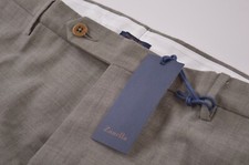 Zanella NWT Dress Pants Size 36 In Sand / Light Grayish Brown Wool Parker picture