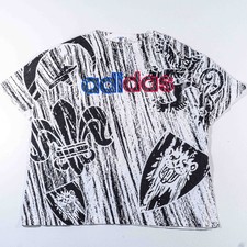 1994 Adidas FIFA World Cup Holland Netherlands All Over Print T-Shirt XL Vintage picture