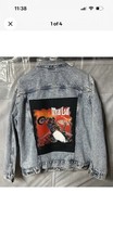 Meat Loaf Back Patch NOS W/ Vintage 1980s NOS Levi’s Jean Jacket Xl-XXL picture