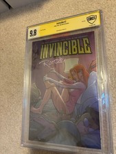 INVINCIBLE #2 SIGNED RYAN OTTLEY 2024 SDCC FOIL VARIANT CBCS 9.8 picture