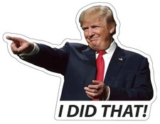 100x Trump I Did That Stickers – Waterproof Vinyl Decal Pack picture