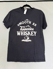 Comfort Colors Men's Tennessee Whiskey Graphic Print Black Cotton Tee S picture
