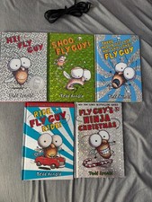 Fly Guy Book Lot of 5 by Tedd Arnold Childrens Series Illustrated - Hardcover picture