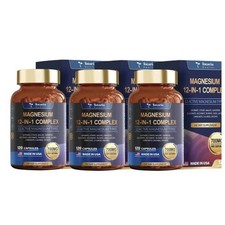 3 Bottles - Magnesium 12 in 1 Complex 700mg - Glycinate Citrate Malate Taurate picture