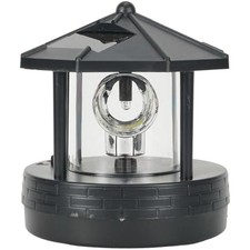 LED Solar Powered Lighthouse,360 Degree Rotating Lamp LED Solar Lighthouse4327 picture