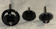 Vintage Sargent & Greenleaf Combination Safe Dials, Spindles, Parts As Shown picture