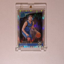 2018-19 Panini Donruss Optic LUKA DONCIC Shock Prizm Rookie Card (SEE NOTES) picture