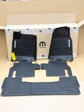 ALL WEATHER RUBBER FLOOR & CARGO MATS for 22-2025 WAGONEER OEM MOPAR 82216634AA picture