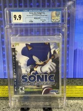 2006 PS3 Sonic the Hedgehog Sealed Playstation 3 BRAND NEW Graded CGC 9.9 A++ picture