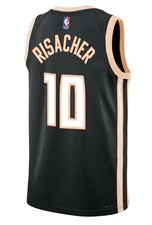 Atlanta Hawks Zaccharie Risacher Nike  25/26 Swingman Jersey City Edition Sz XS picture