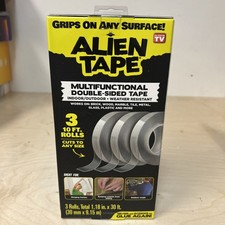 Alien Tape Double Sided Multipurpose Adhesive Grip Mounting Tape - 3 Pack picture