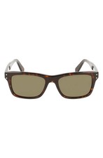 New FERRAGAMO Men's Sunglasses Gancini 54mm Rectangular Tortoise picture
