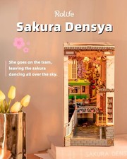 Rolife DIY Book Nook Kit for Adults 3D Wooden Puzzle Dollhouse Miniature House picture