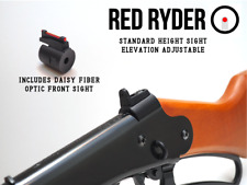 Red Ryder Peep Sight - Elevation Adjustable + Daisy Fiber Optic Front Sight picture