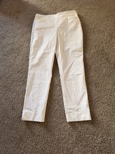 NWT Chico's So Slimming Brigitte Slim Leg White Women's Pants Size 6R 0.5R picture
