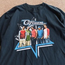 Vtg O Town Concert Band Heavy Cotton Black Unisex All Size Shirt picture