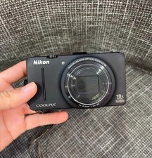 Nikon COOLPIX S9300 16.0MP 18x Optical Zoom Digital Camera English Black-90%NEW picture