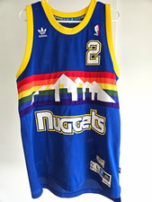 adidas Hardwood Classics Denver Nuggets Alex English #2 NBA Jersey Blue L picture