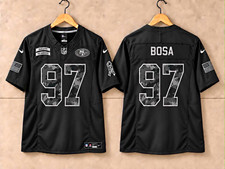 Nike San Francisco 49ers Nick Bosa #97 Jersey Salute to Service Black Jersey picture