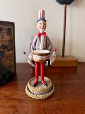 Retired Bethany Lowe Allen Cunningham Uncle Sam Drummer Americana Figurine picture