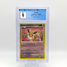Eevee 62/100 Majestic Dawn Reverse Holo 2008 CGC Mint 9 Pokémon  picture