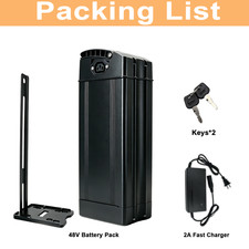 48V 10Ah 13Ah 20Ah Folding Lithium Battery with 30A BMS for 100W-2000W Motor picture