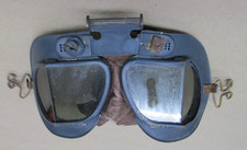 RARE Genuine WW2 RAF MKVII MK7 Flying / Pilot Goggles for Parts or Restoration picture