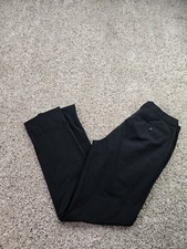 Uniqlo Airsense Pants Mens 29x30 Black Straight Leg Stretch Casual Chino picture