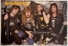Megadeth 1987 Poster Masterpiece London picture