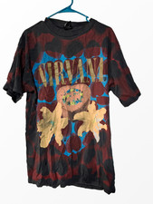 Vintage 1993 Nirvana Heart Shaped Box Shirt AOP XL Giant by Tultex 90s picture