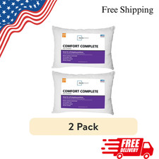 Mainstays Comfort Complete Bed Pillow, Standard/Queen (2 Pack)****** picture