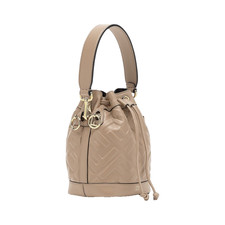 Fendi Mini Mon Tresor FF Motif Bucket Bag in Dark Honey picture
