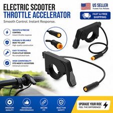 Universal Thumb Throttle for E-Bike Scooter 22mm Handlebar 36V 48V 60V 72V picture