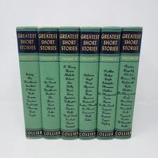 Greatest Short Stories Collier 6 Volume Set 1953 Classic Literature Anthology HC picture
