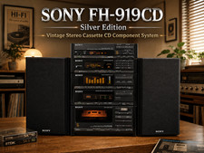 SONY FH-919CD SILVER 🌈RaRe🌈 Vintage Stereo Component System picture