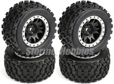 4 Pro-Line Badlands MX43 Pro-Loc All Terrain Tires Mounted X-MAXX PRO10131-13 picture