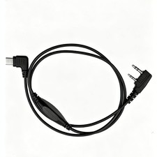 BTECH APRS-K1 PRO USB-C Audio Interface Cable for Baofeng UV-5R Ham Radio picture