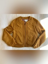 Vintage Anthropologie Quilted Bomber Jacket picture