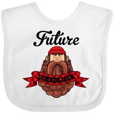 Inktastic Future Lumberjack Baby Bib Childs Clothing Infant picture