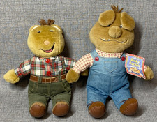 RARE Eden Marc Brown Arthur Plush Lot Brain & Binky Barnes Stuffed Plush VTG HTF picture