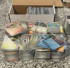 Bulk Pokémon Lot 500+ Non-Holo, Holo, Reverse Holo. 450+ C/UC, 50 Rare Holo & RH picture