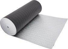 Reflective BLACK / SILVER FOAM CORE Insulation Radiant Barrier 48